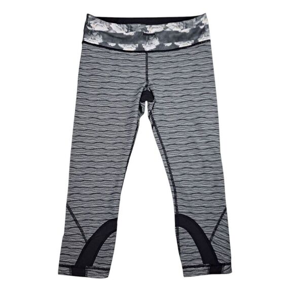 Lululemon Inspire Tight II Strive Leggings Multi Black Inseam Womens Size 8 - Picture 1 of 12